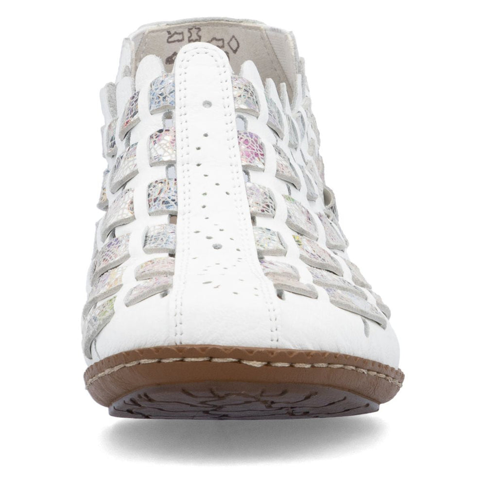 Rieker 46778-80 Women's White Multi Sandal