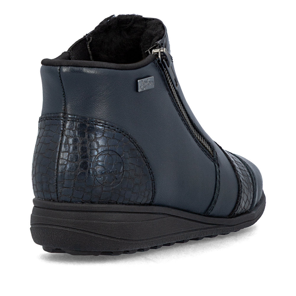 Rieker 47254 Women's Ready to Go Ankle Boots in Blue