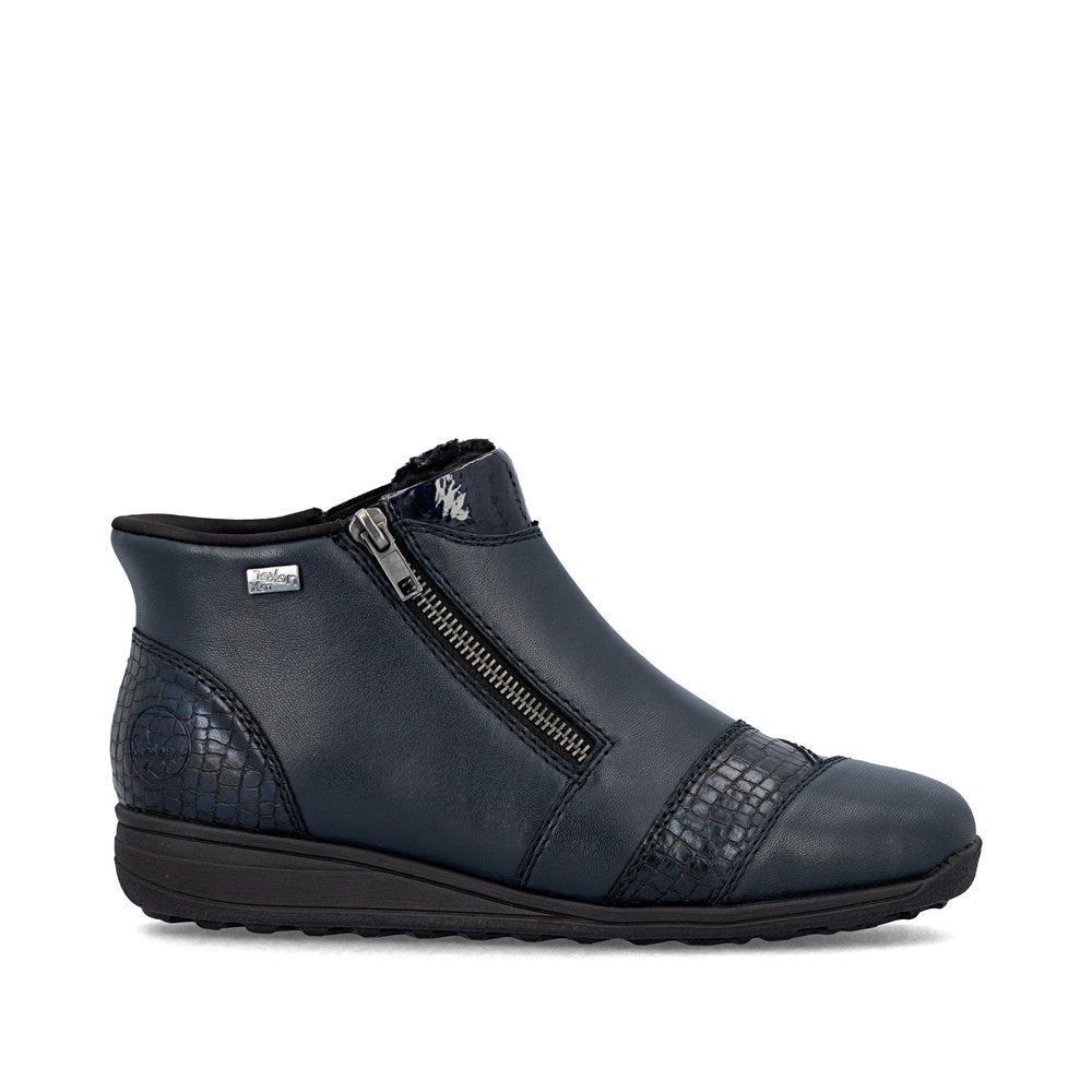 Rieker 47254 Women's Ready to Go Ankle Boots in Blue