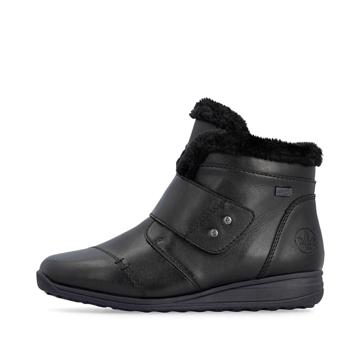 Rieker 47268 Women's Ankle Waterproof Boots - Black