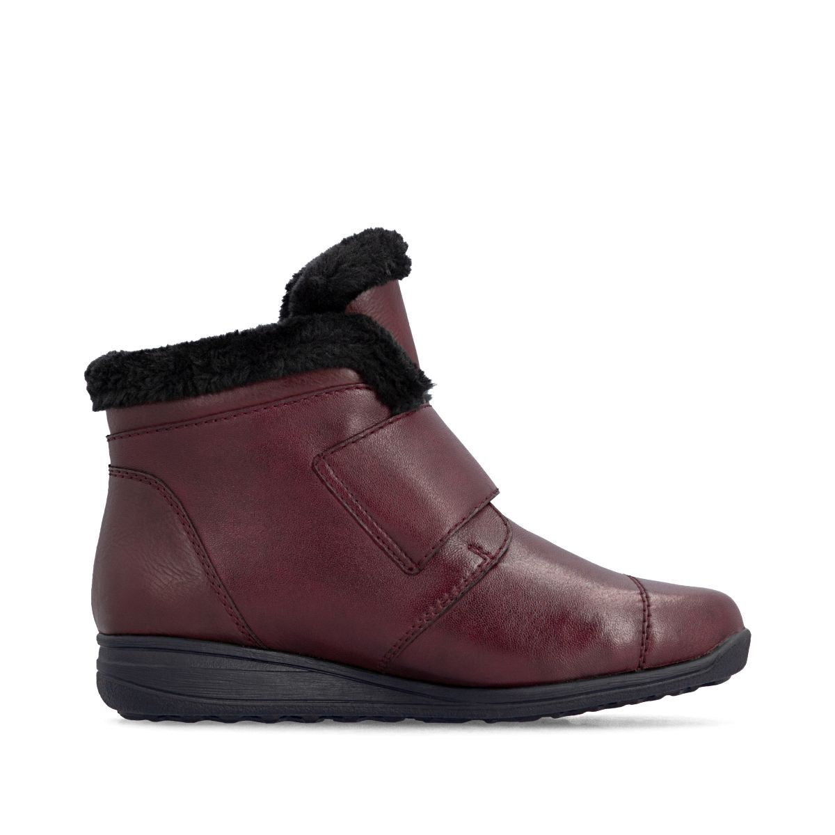 Rieker 47268 Women's Wide Ankle Boot - Red