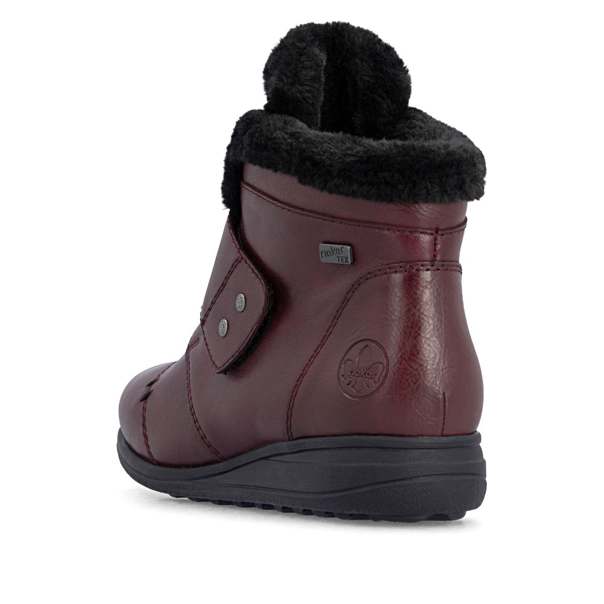 Rieker 47268 Women's Wide Ankle Boot - Red