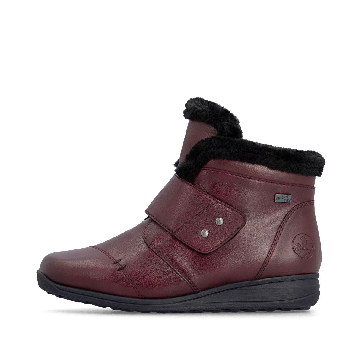 Rieker 47268 Women's Wide Ankle Boot - Red