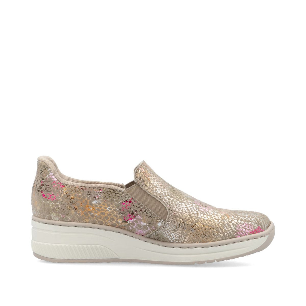 48761 Women's Slip ON Shoe in Beige