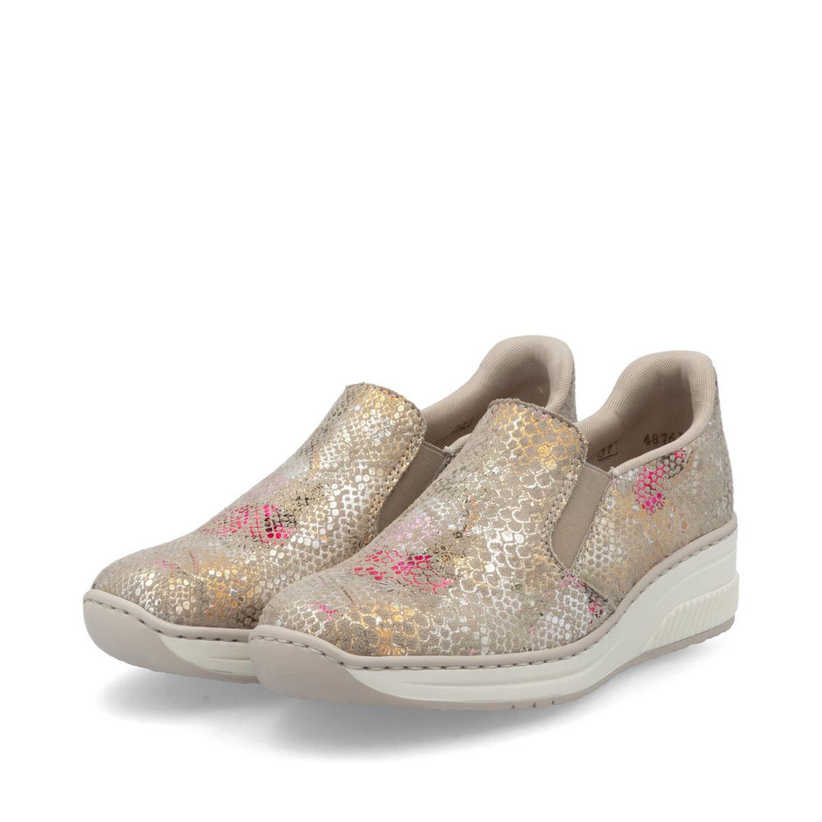 48761 Women's Slip ON Shoe in Beige
