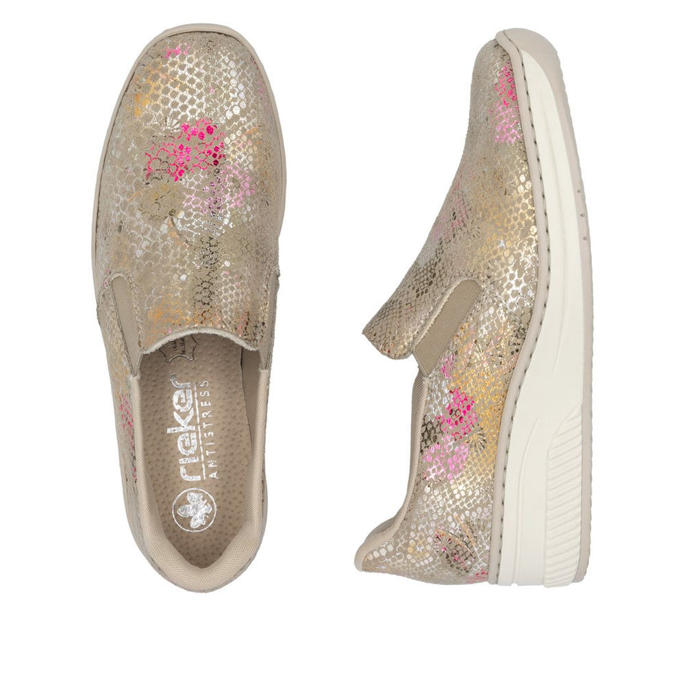 48761 Women's Slip ON Shoe in Beige