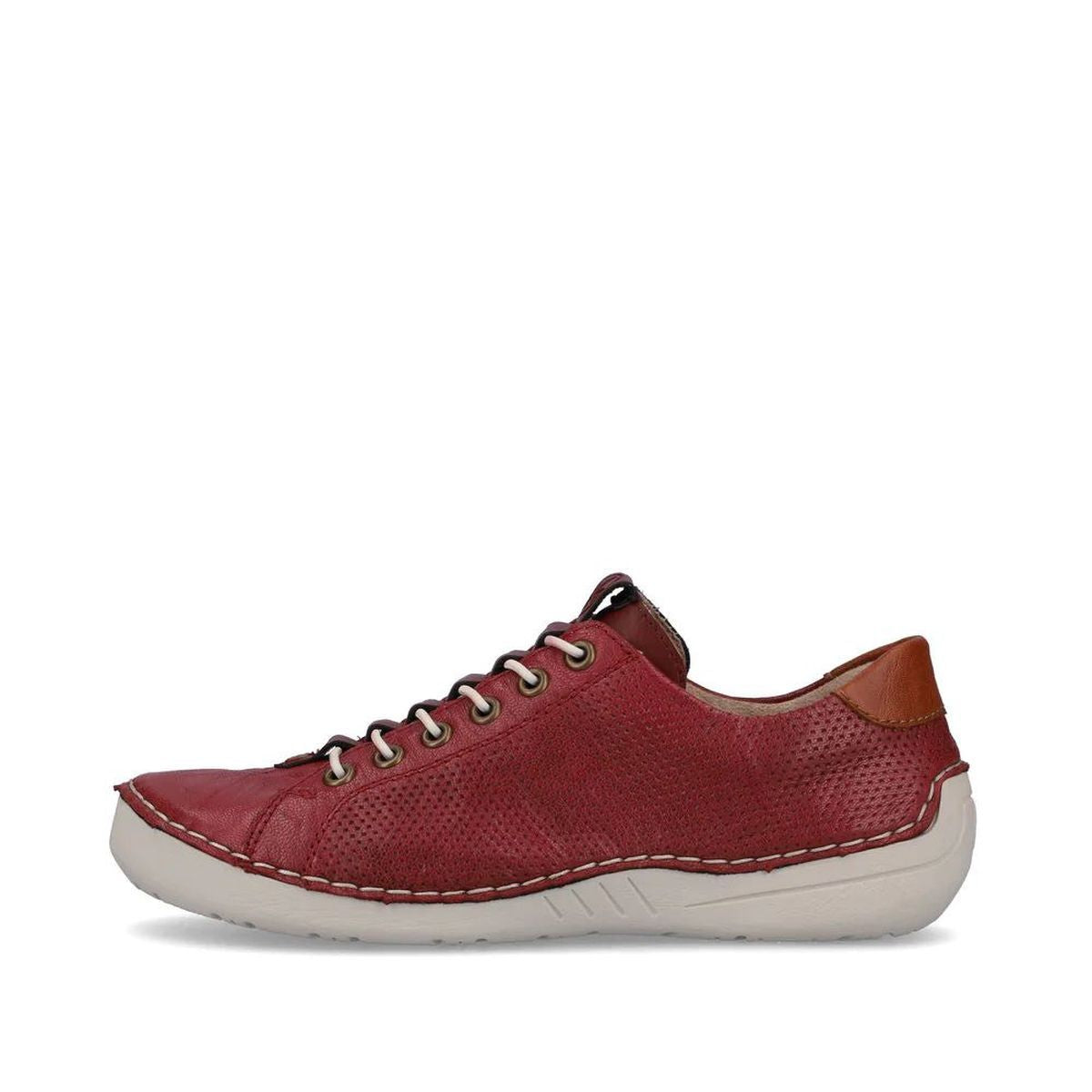 Rieker 52585 Women's Shoes in Red
