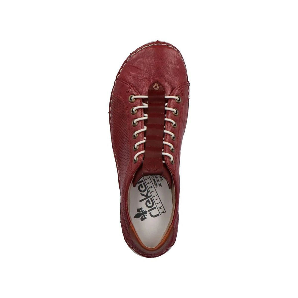 Rieker 52585 Women's Shoes in Red