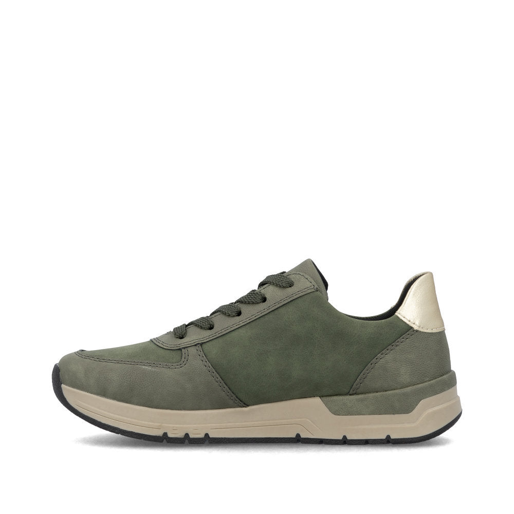 Rieker 58902 Women's Sneaker in Olive
