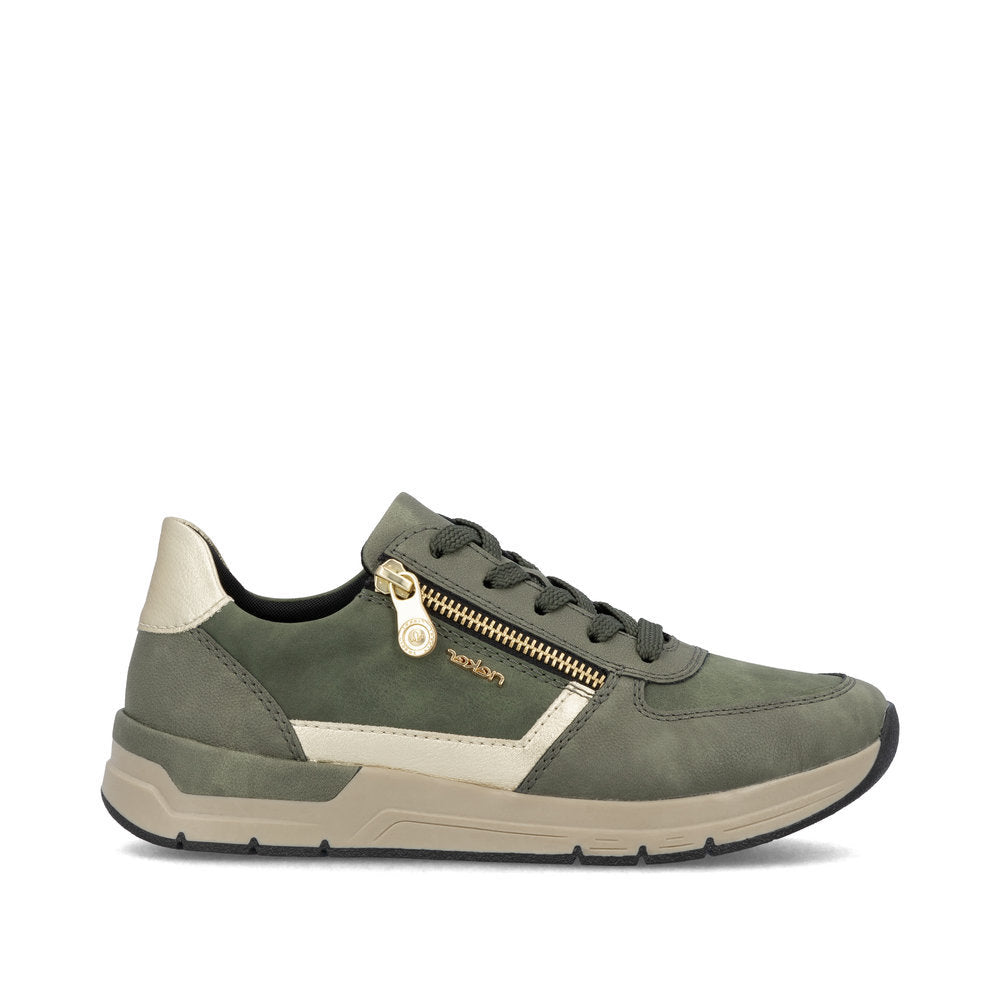 Rieker 58902 Women's Sneaker in Olive