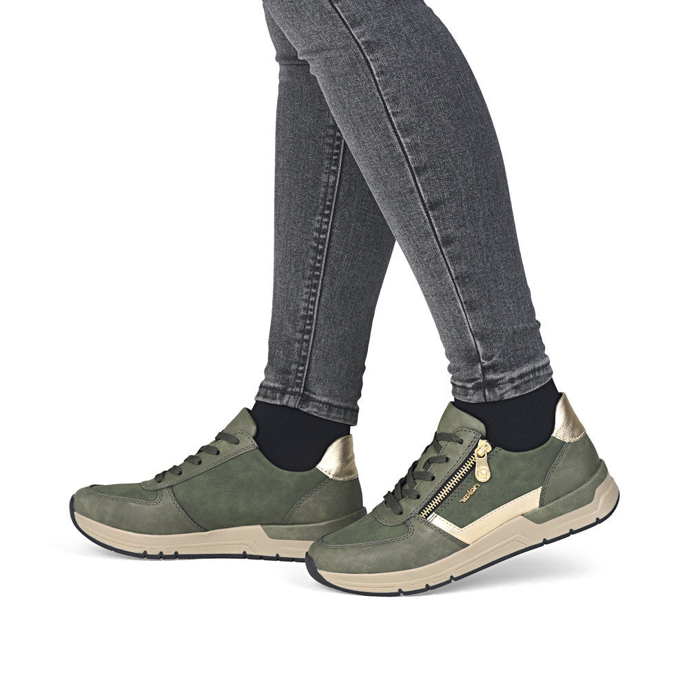 Rieker 58902 Women's Sneaker in Olive