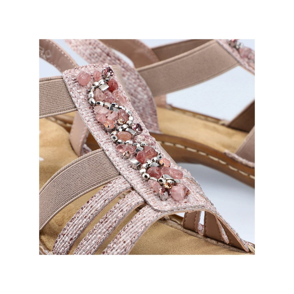 60818 Pink Strap Sandals