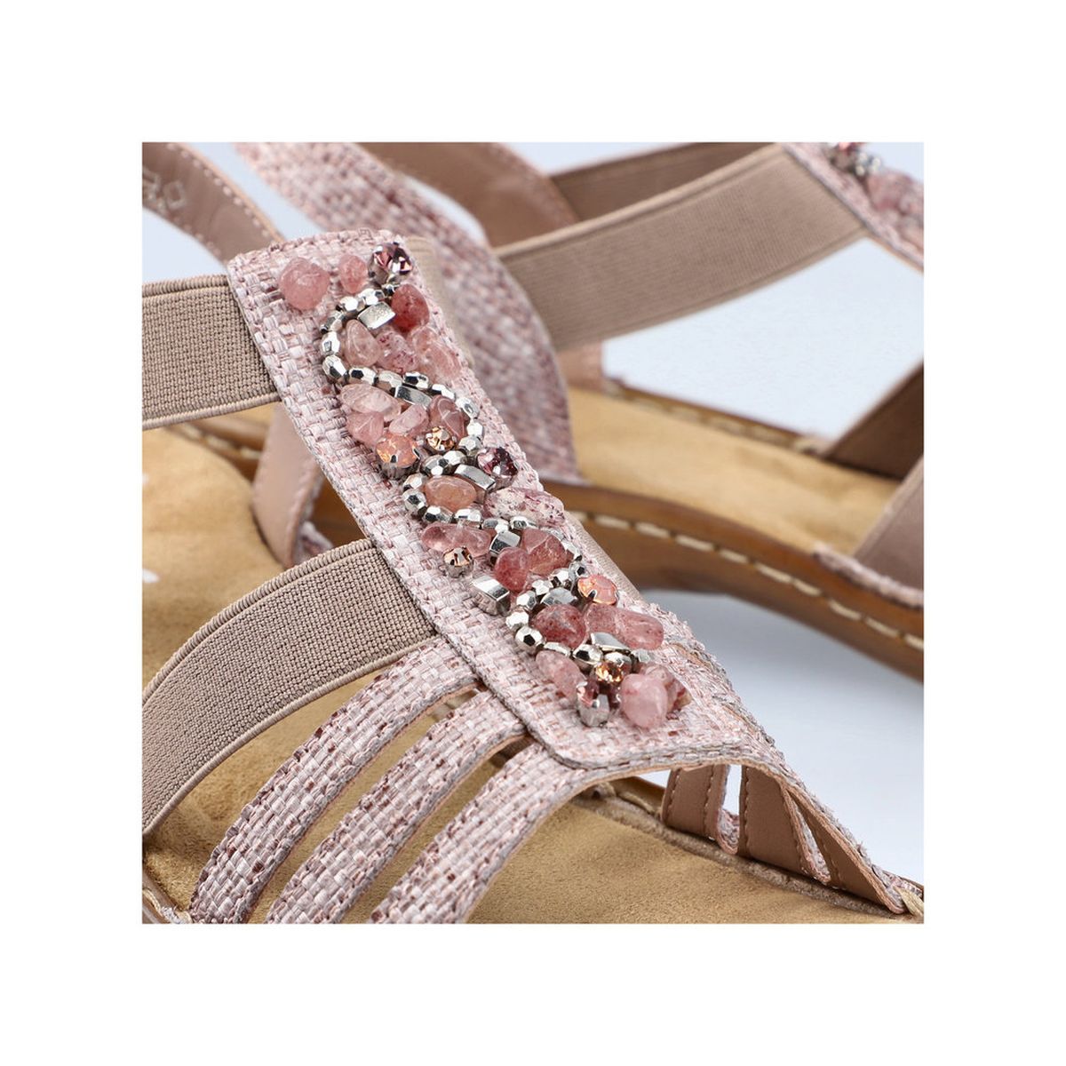 60818 Pink Strap Sandals