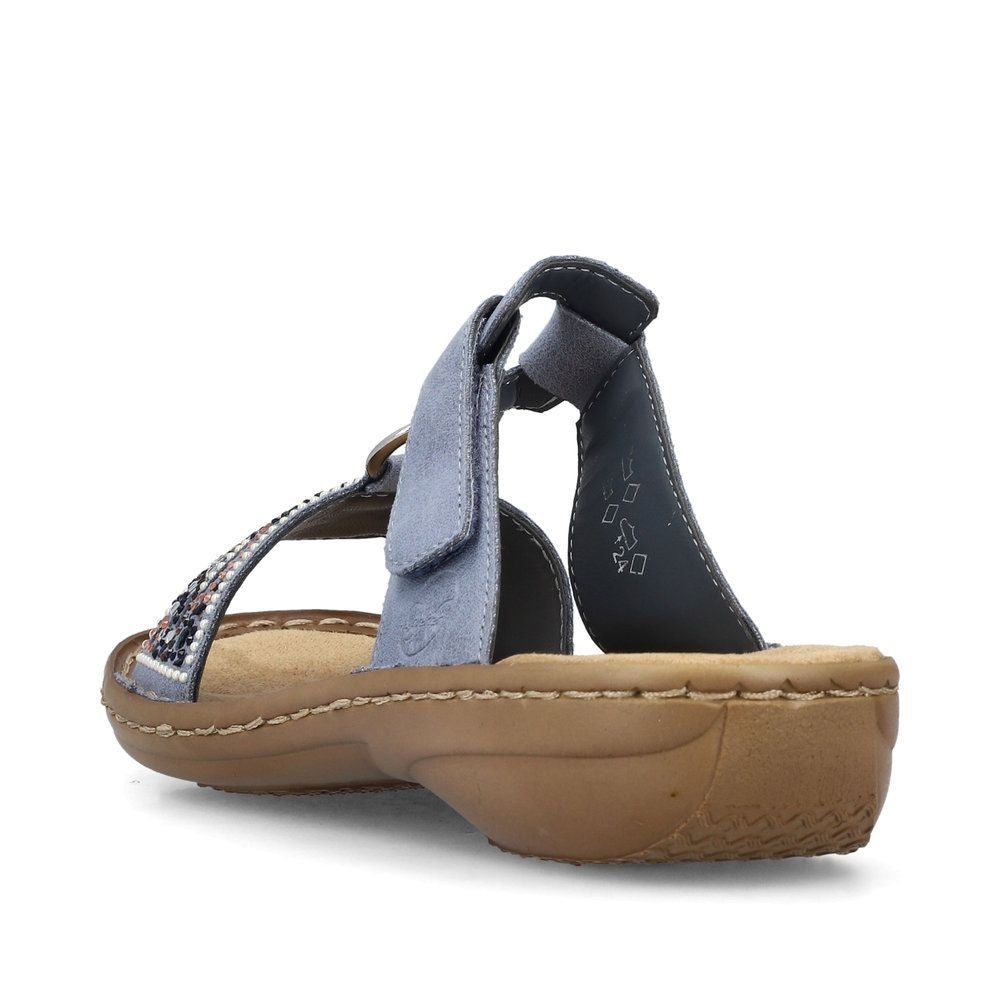 Rieker 608K2 Women's Sandals in Blue
