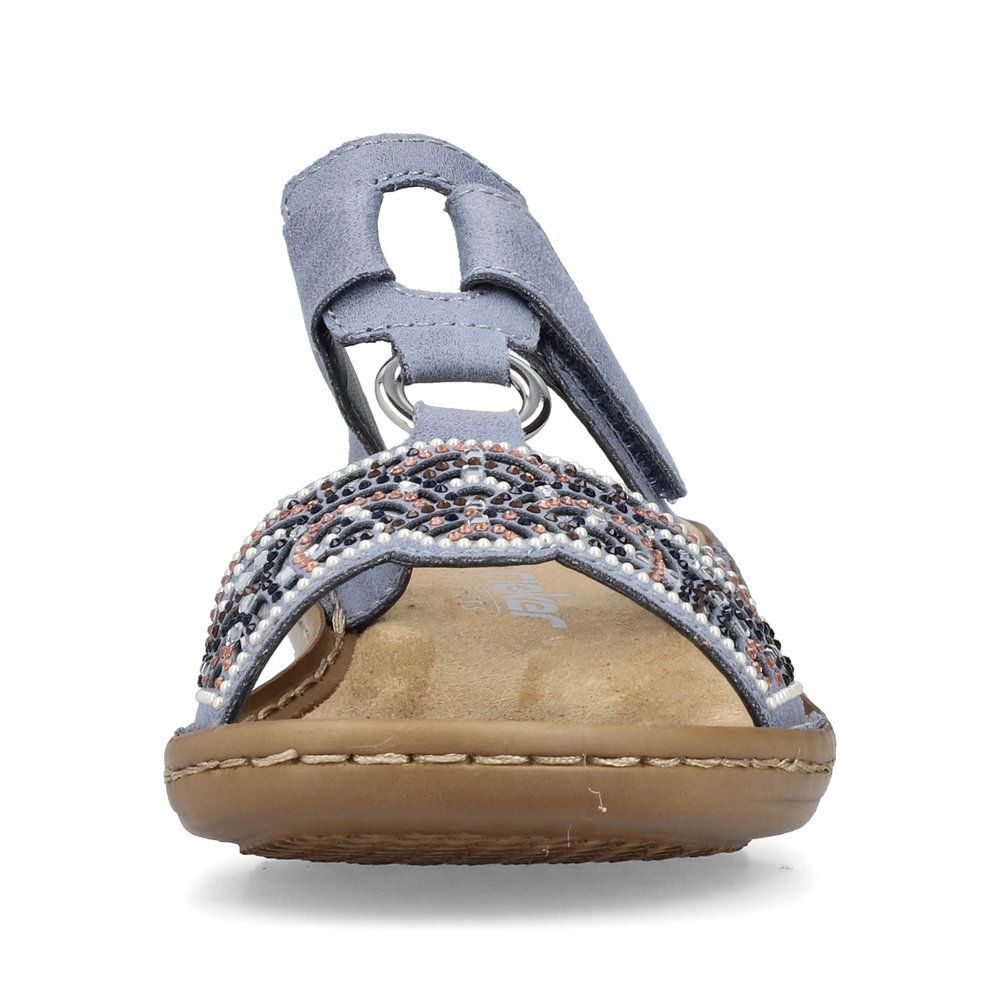Rieker 608K2 Women's Sandals in Blue
