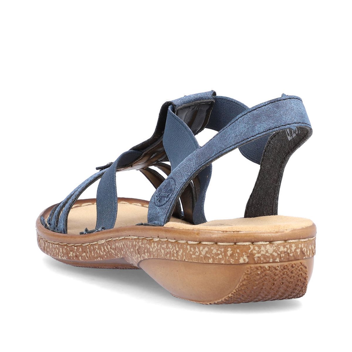 Rieker 628G9-16 Morelia Strap Sandals in Blue