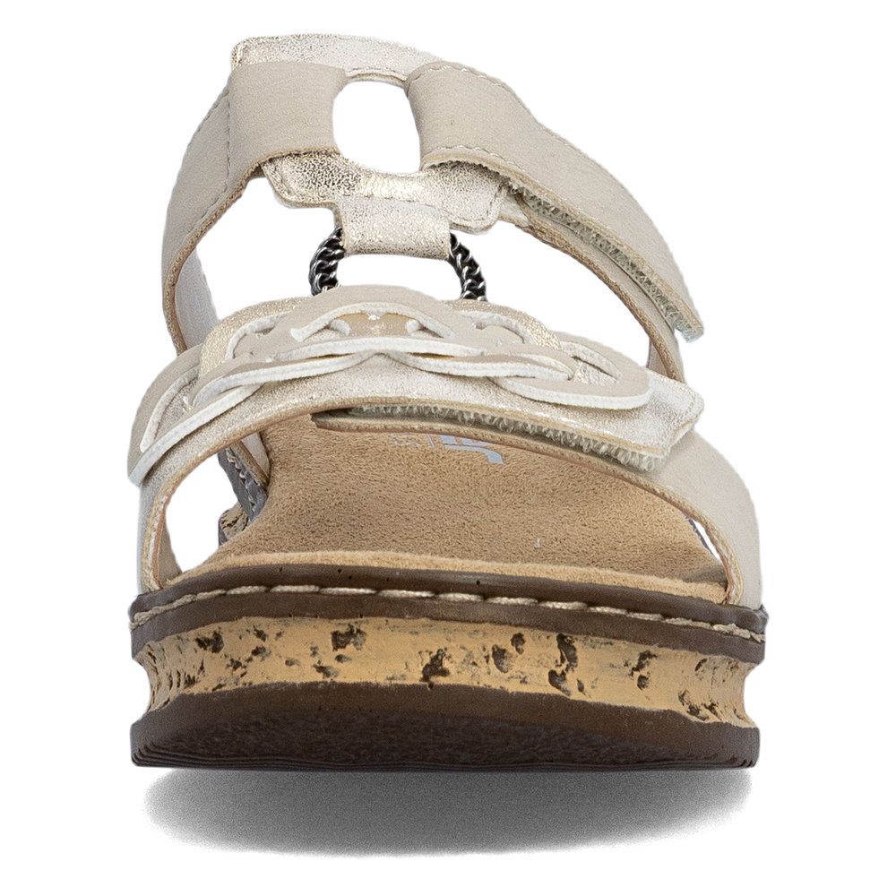 Rieker 62936 Women's Slip-on Sandals – Beige