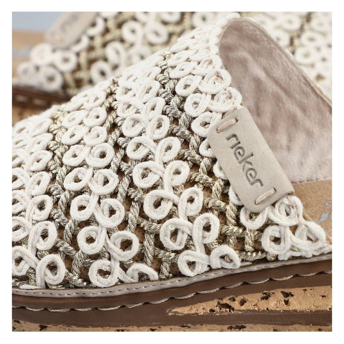 Rieker 629X8 Women's Sandals in Beige