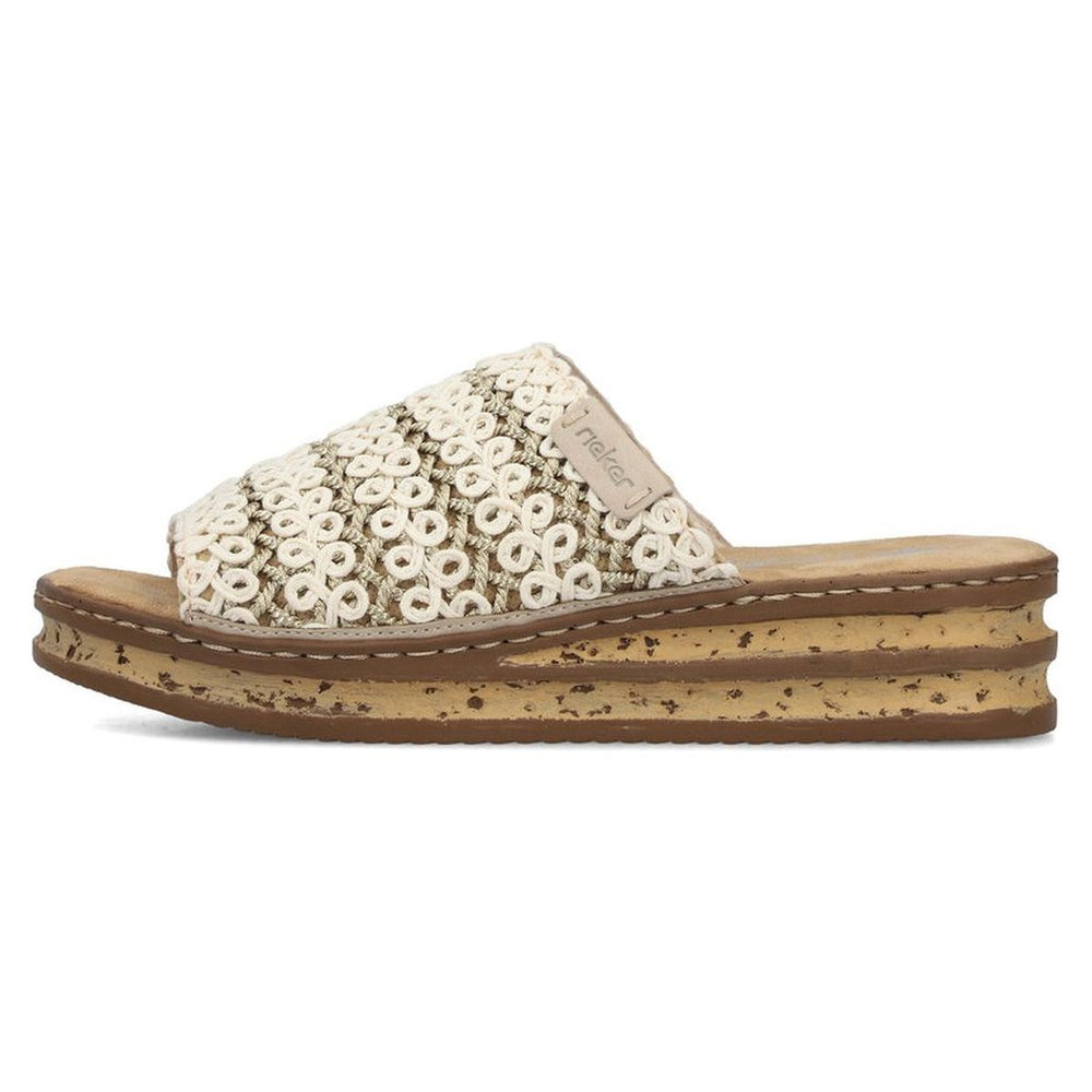 Rieker 629X8 Women's Sandals in Beige