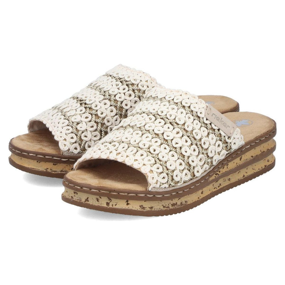 Rieker 629X8 Women's Sandals in Beige