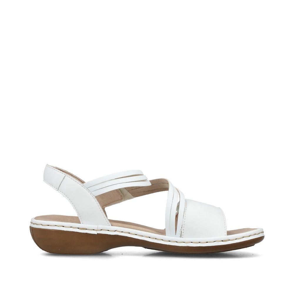 Rieker 65964 Women's Strap Sandal – White