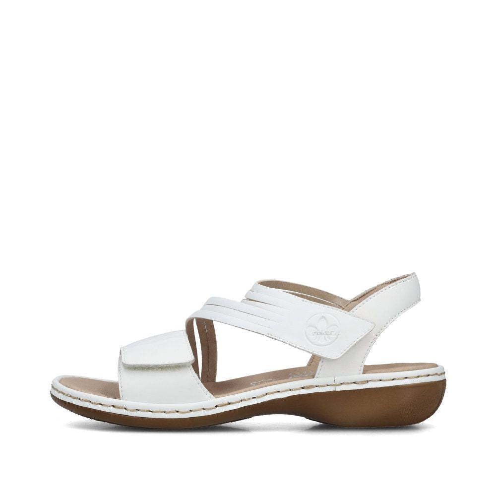 Rieker 65964 Women's Strap Sandal – White