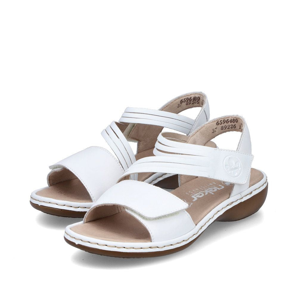Rieker 65964 Women's Strap Sandal – White