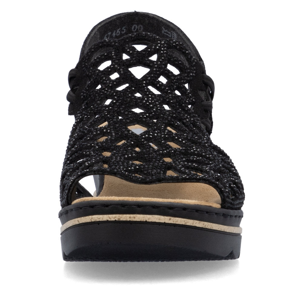 Rieker 67465 Women's Sandals in Black