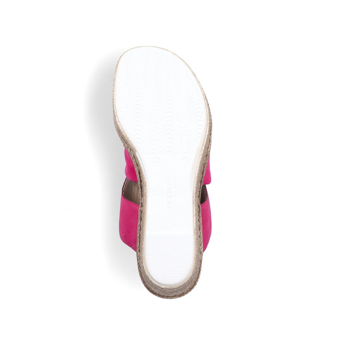 Rieker 68789-31 Women’s Magenta Wedge Mule Sandals – Fashion & Comfort