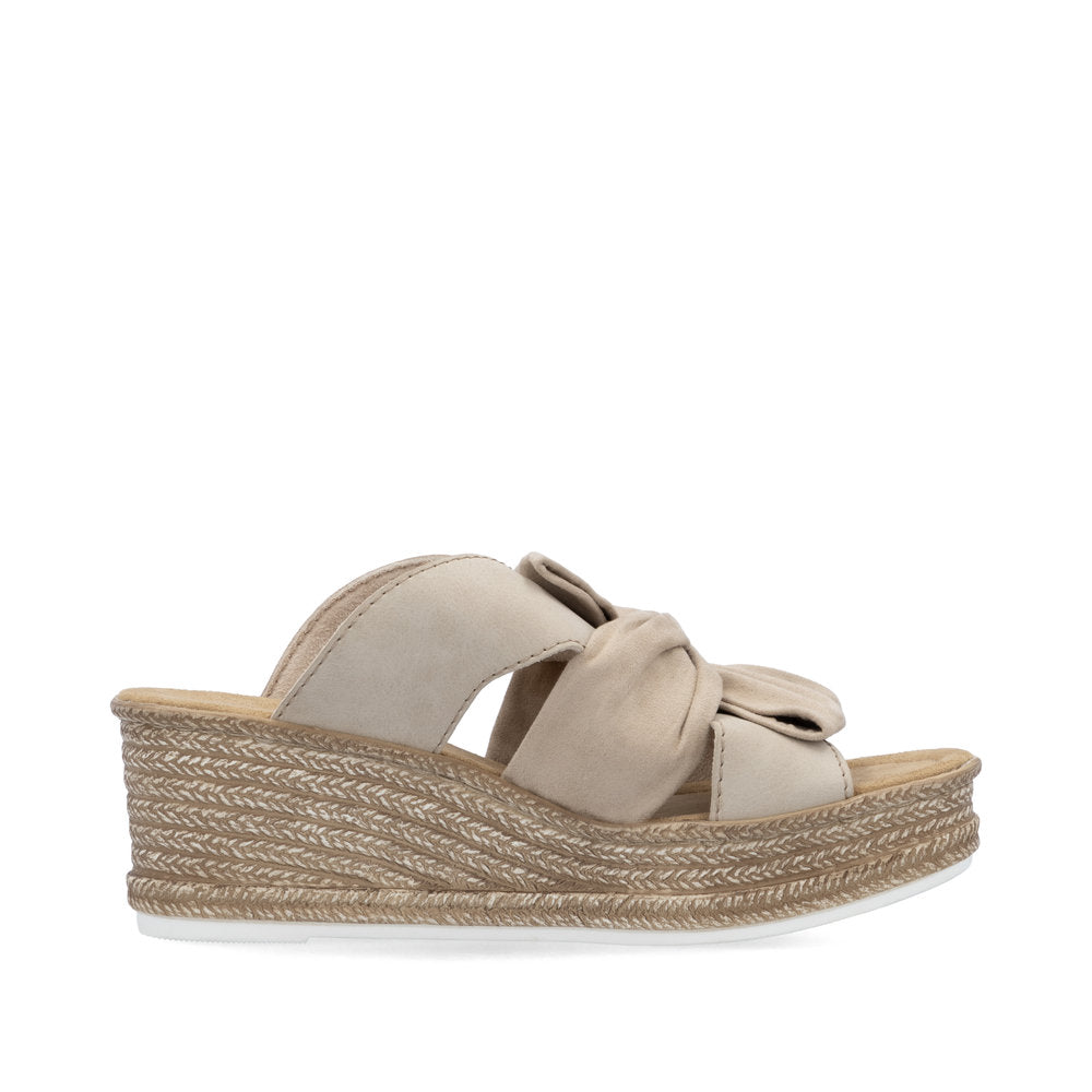 Rieker 68789 Women's Sandals in Beige