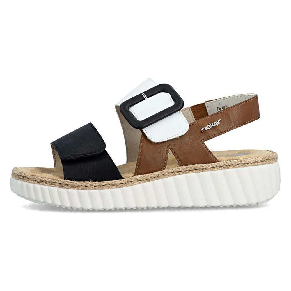 Rieker 69260 Women's Wide Sandals in Multi