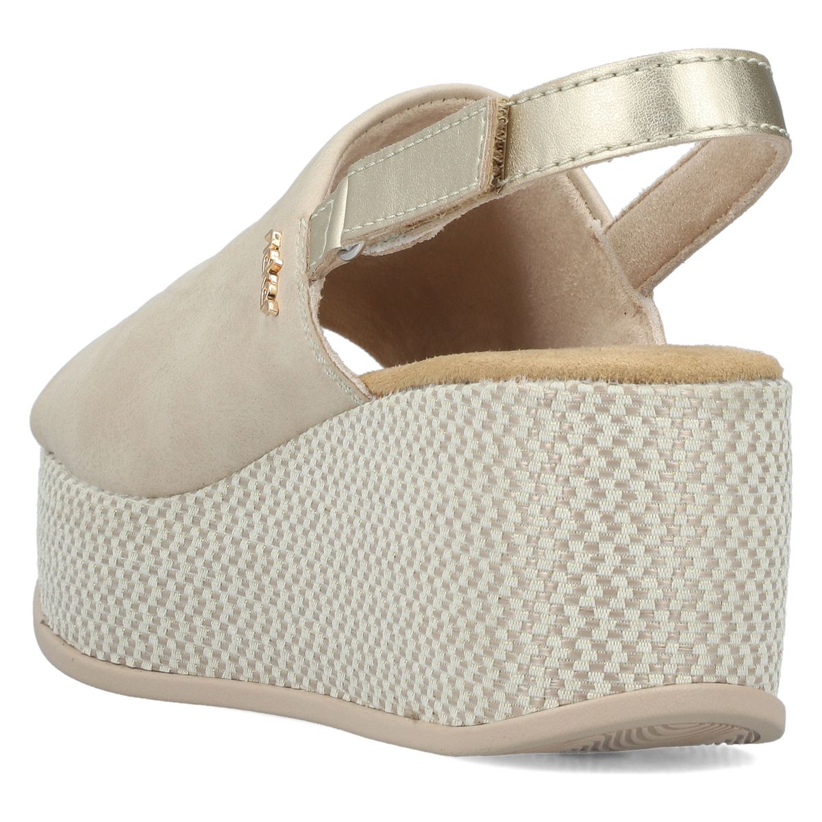 Rieker 69460 Women's Wedge Sandals – Beige