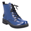 Rieker 72010 Biker Boot in Blue