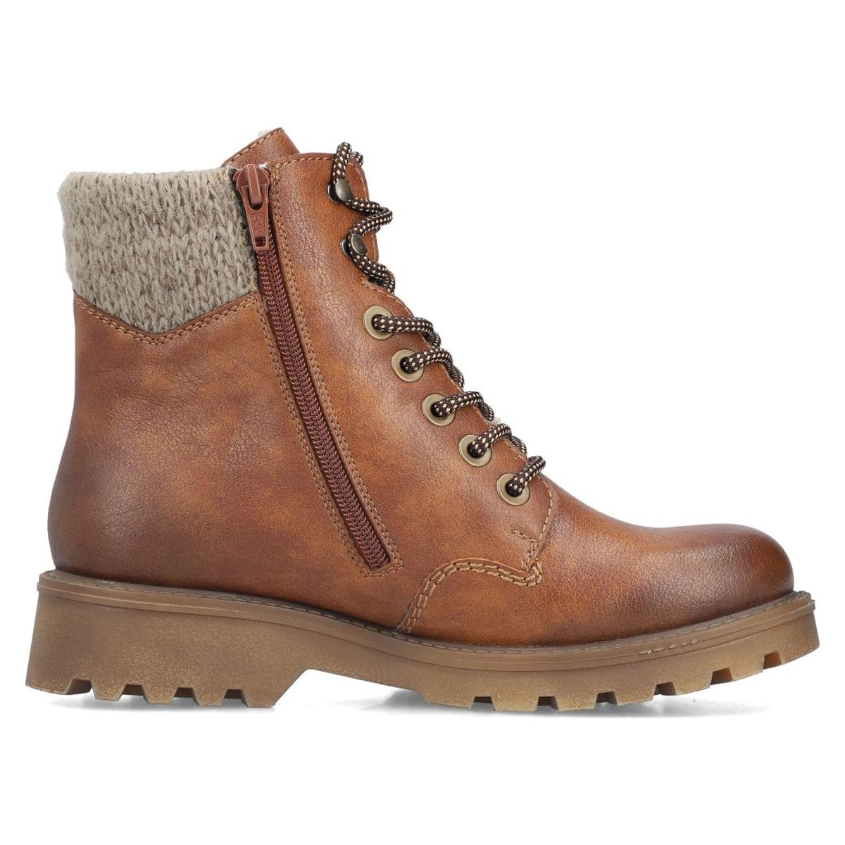 Rieker 73220 Women's Mid Height Boot - Brown