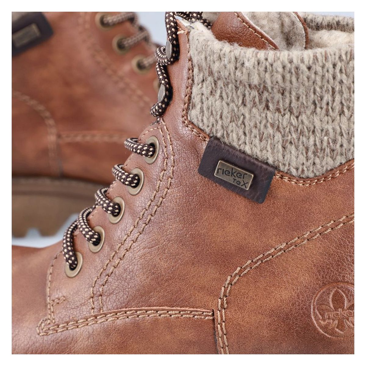 Rieker 73220 Women's Mid Height Boot - Brown