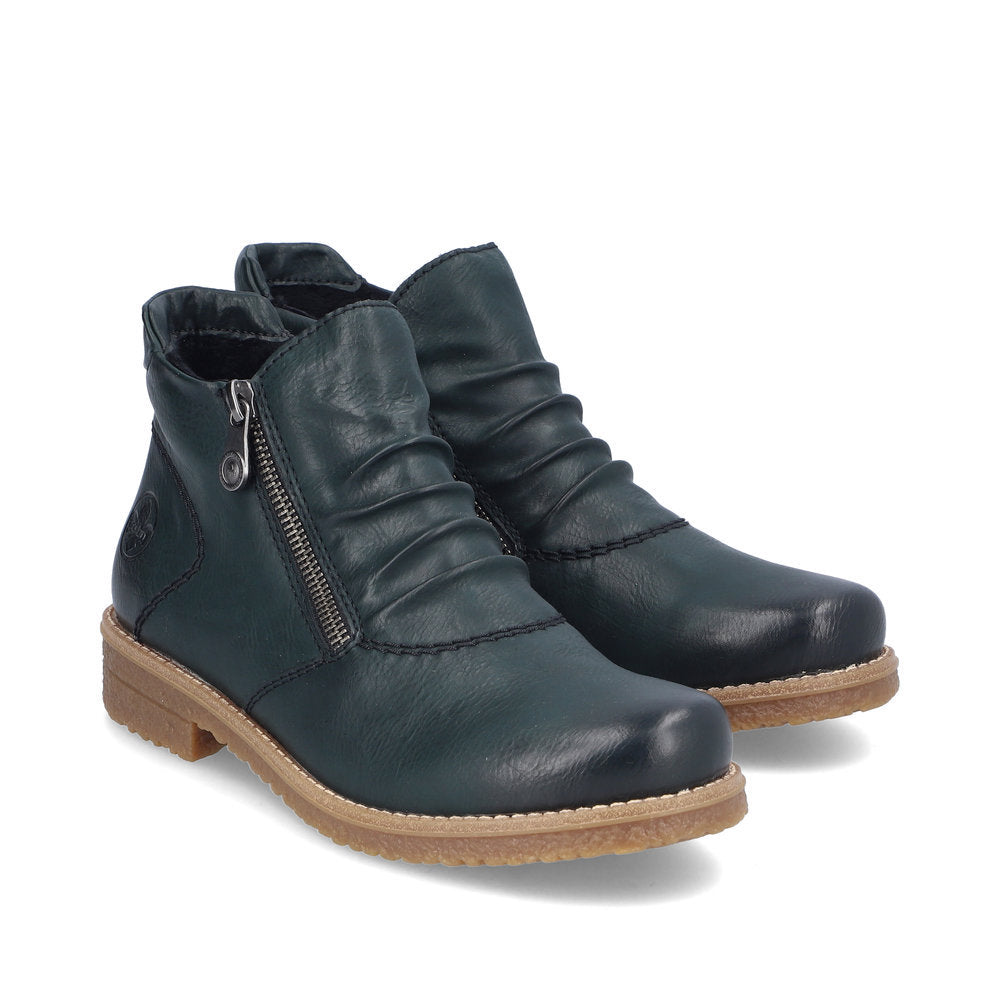 Rieker 73553 Women's Ankle Boots in Olive