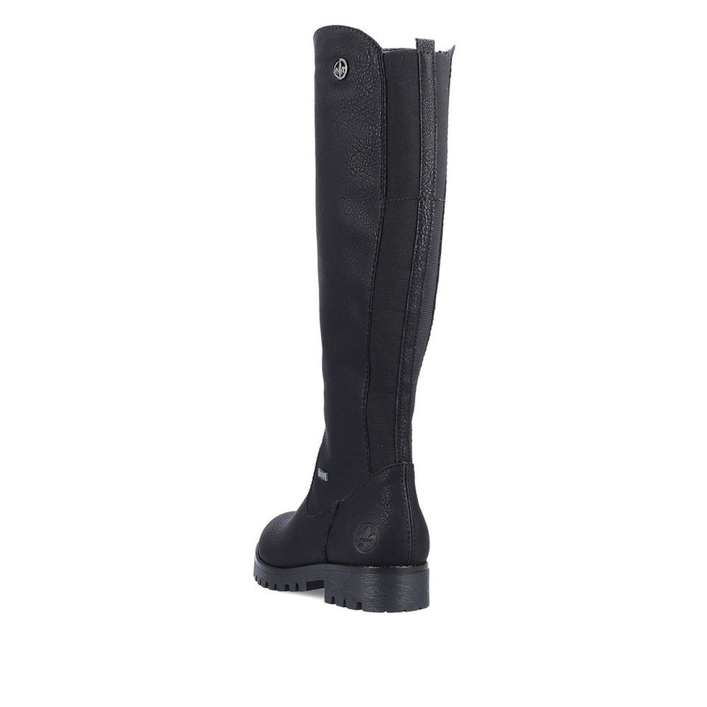 78554 Midnight Black High Boots