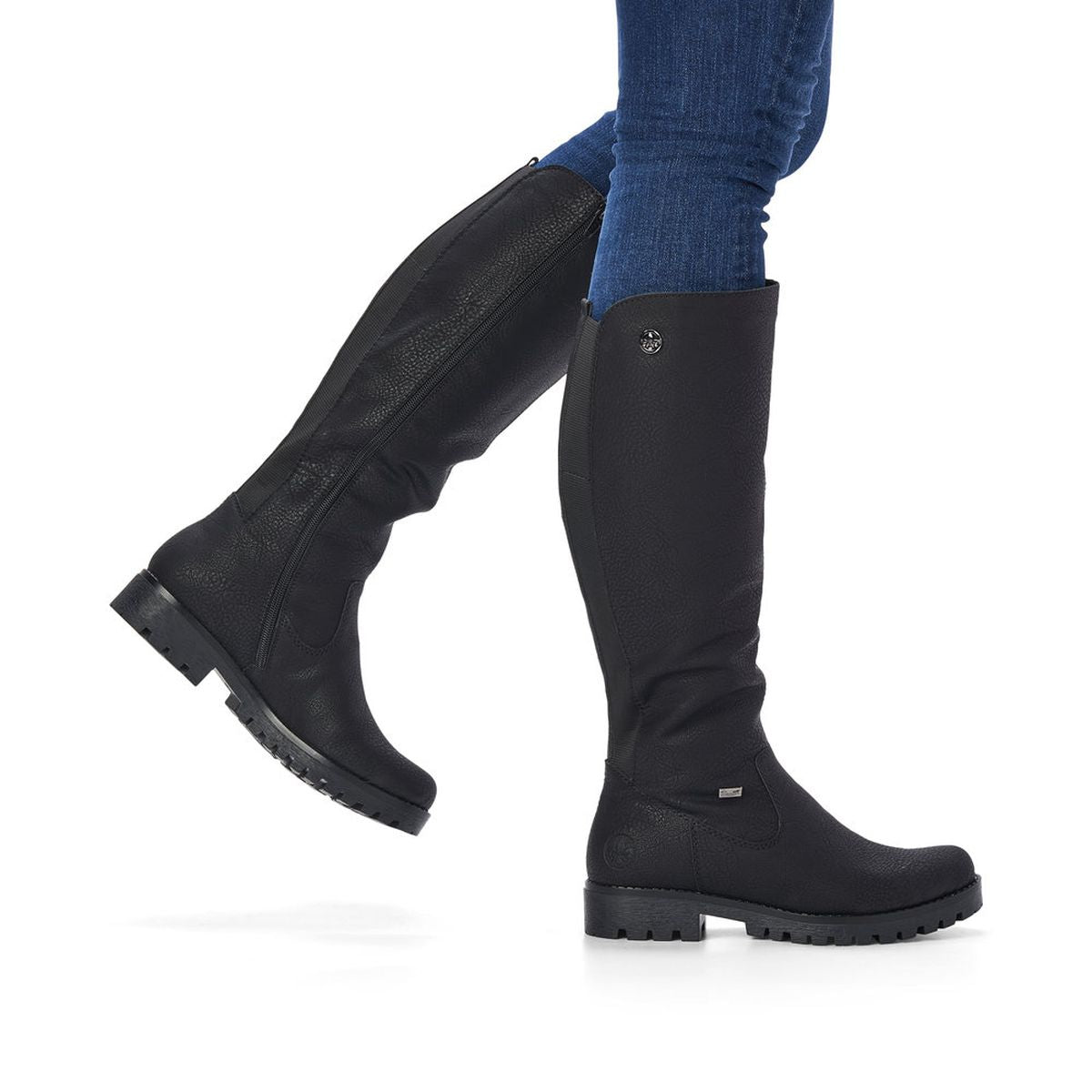 78554 Midnight Black High Boots