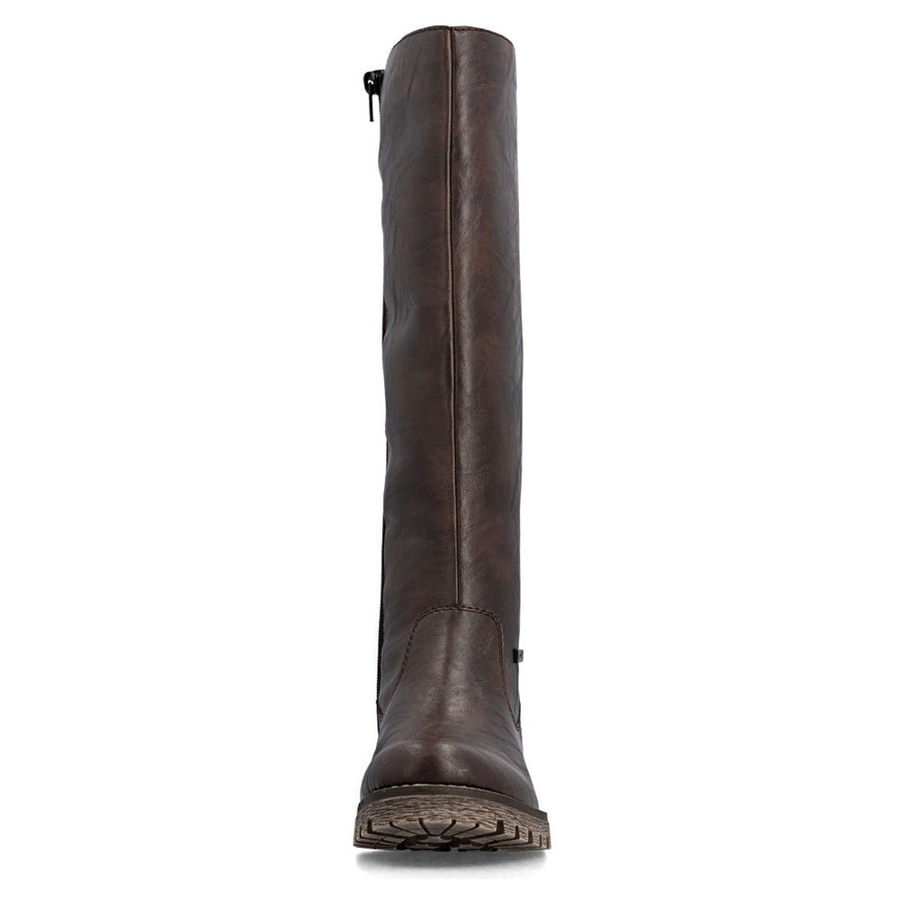 Rieker 78554 Women's TEX Waterproof Boots - Dark Brown