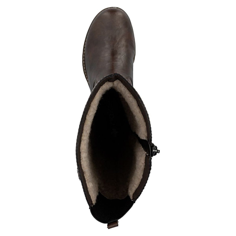 Rieker 78554 Women's TEX Waterproof Boots - Dark Brown