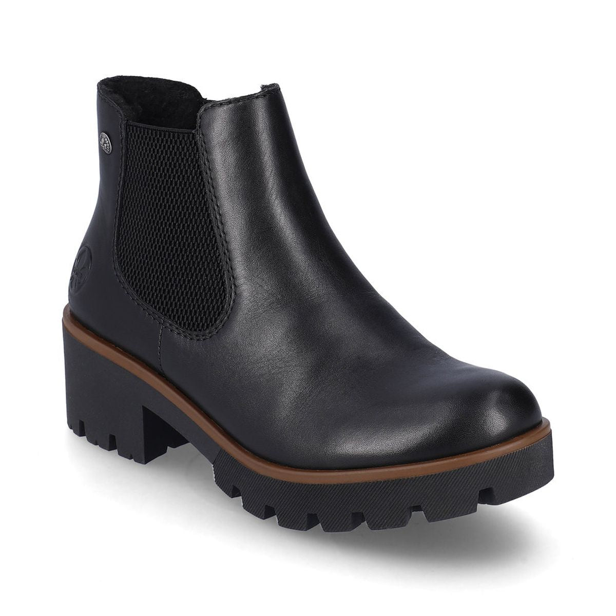 Rieker 79265 Minato Chelsea Boot in Black