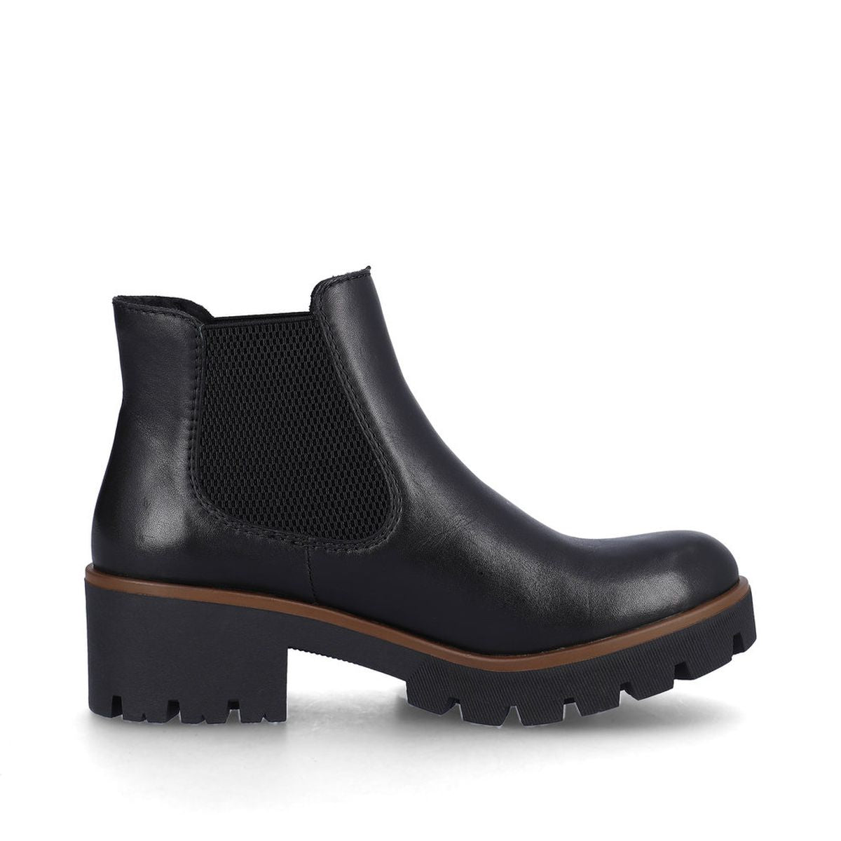 Rieker 79265 Minato Chelsea Boot in Black