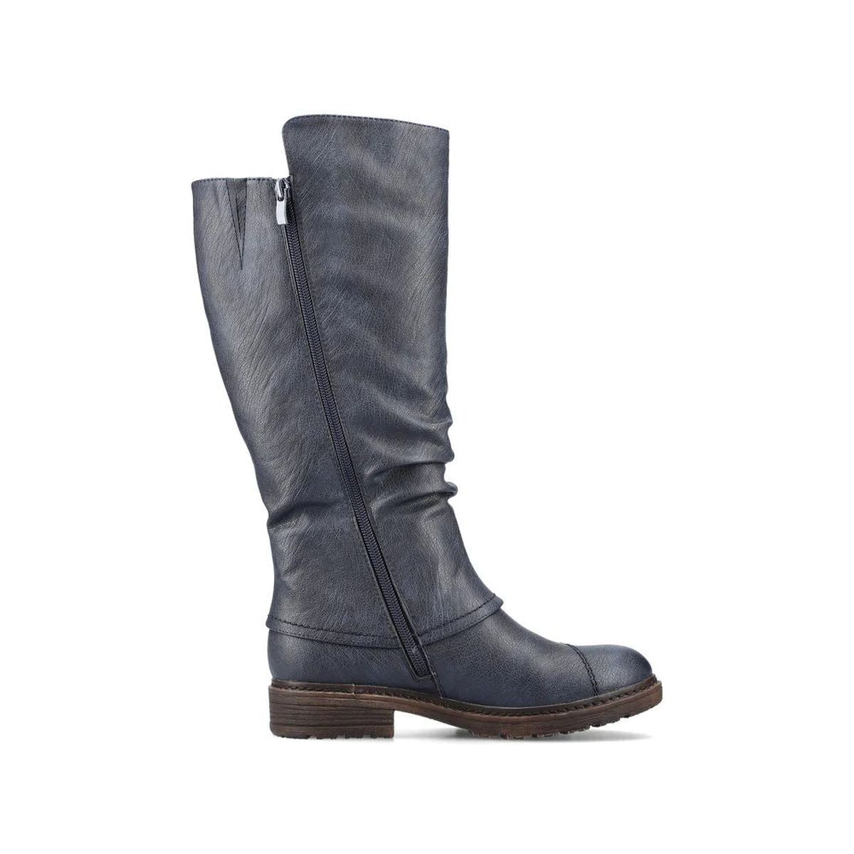 Rieker 94791 High Boot in Blue