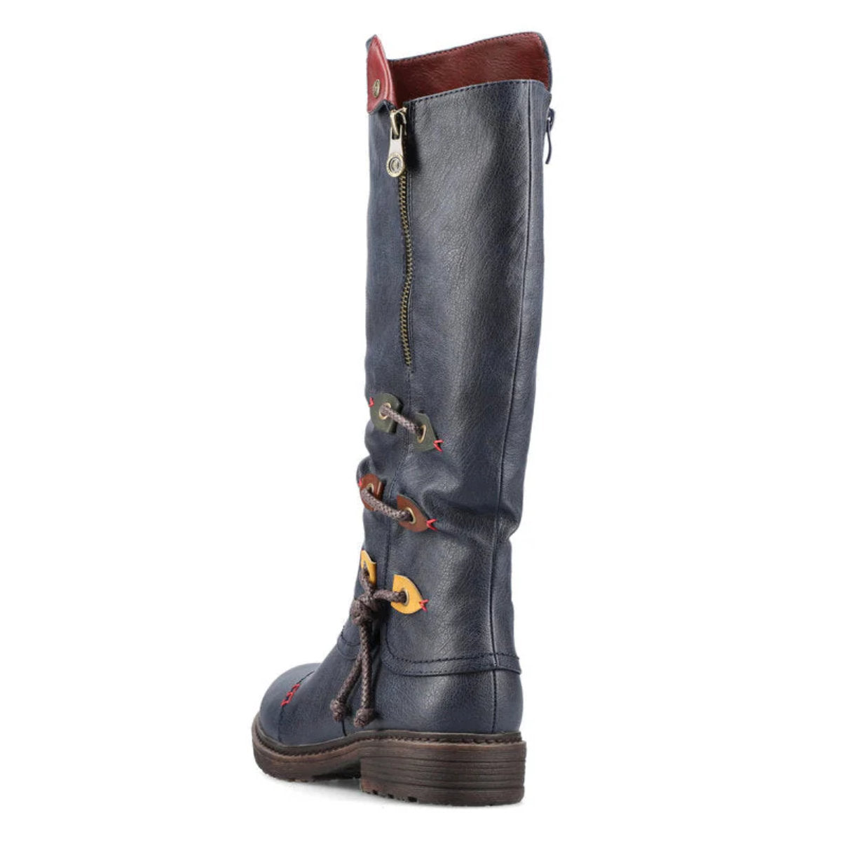 Rieker 94791 High Boot in Blue