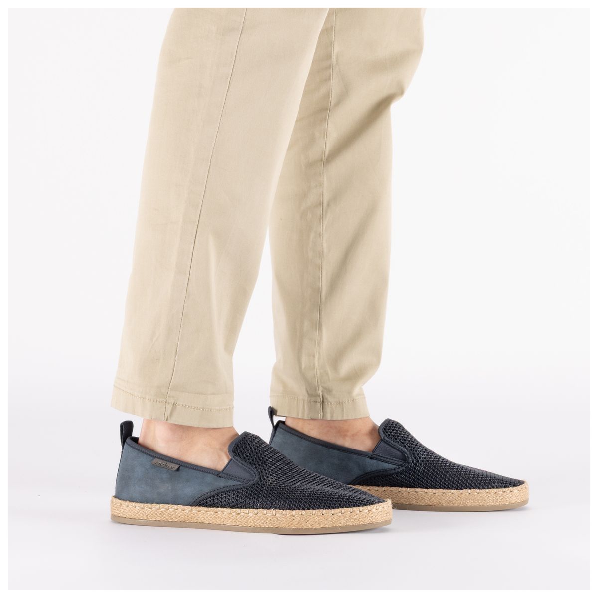 Rieker B2661 Men's Shoes in Navy