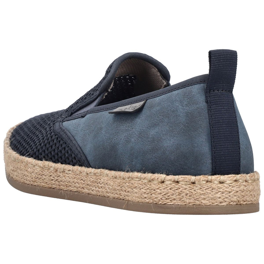 Rieker B2661 Men's Shoes in Navy