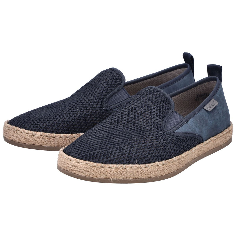 Rieker B2661 Men's Shoes in Navy