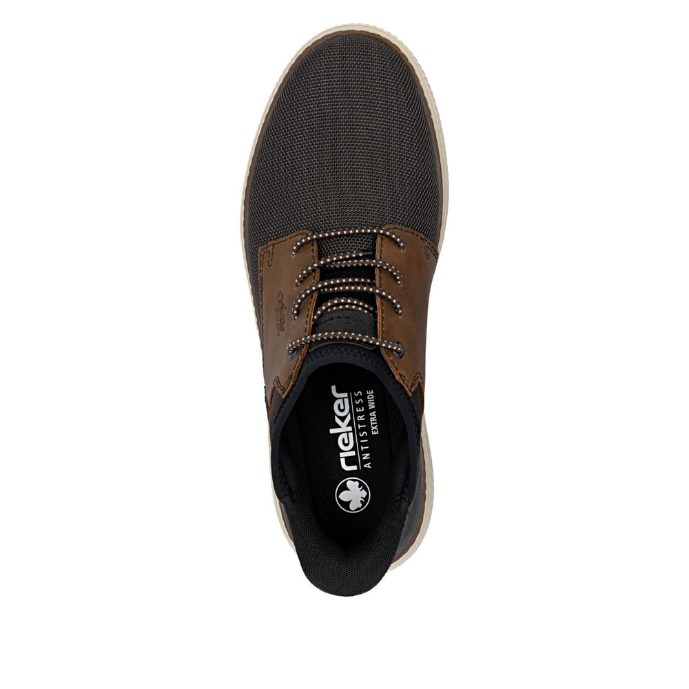 Rieker B3357 Men's Ready to Go Wide Shoes - Brown