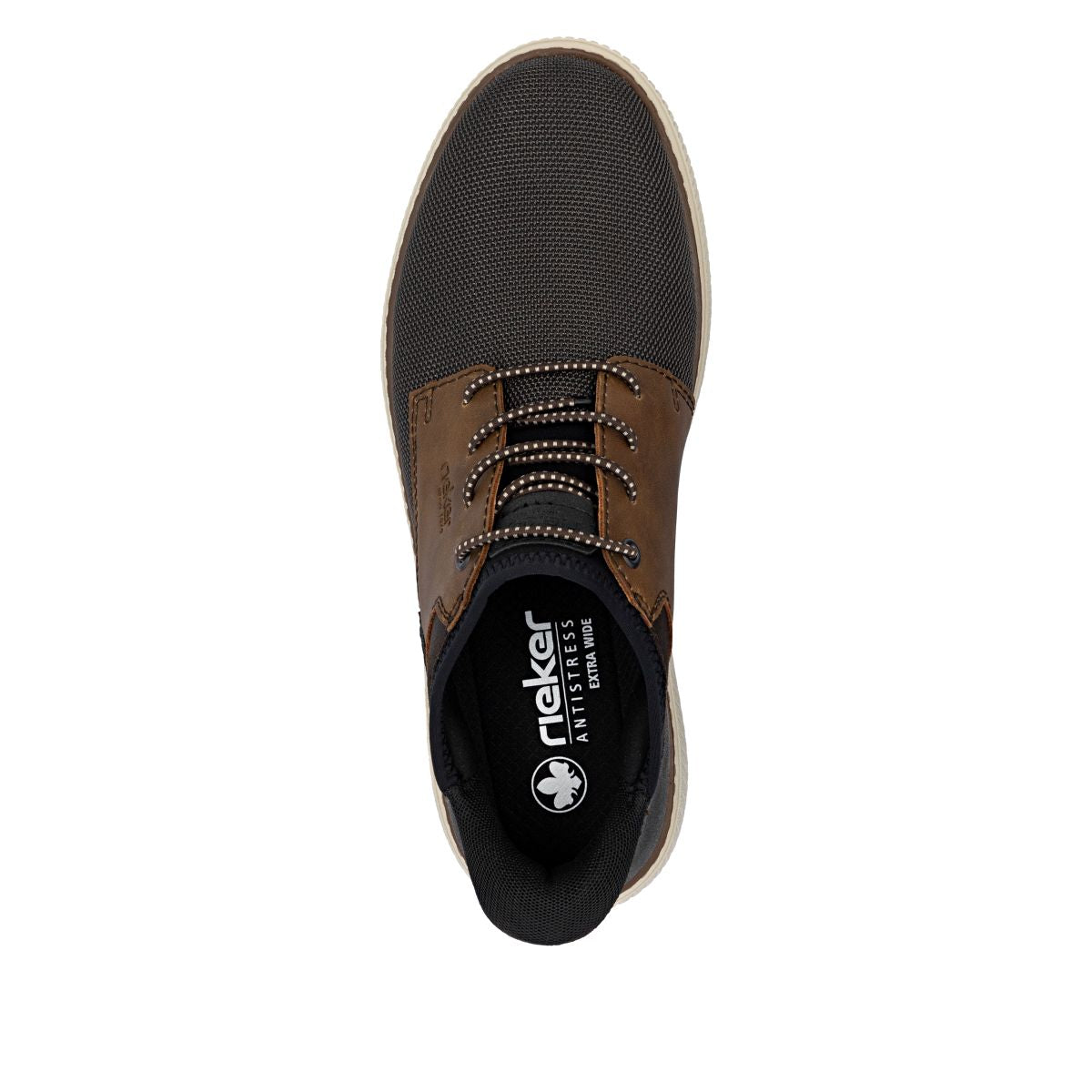 Rieker B3357 Men's Ready to Go Wide Shoes - Brown