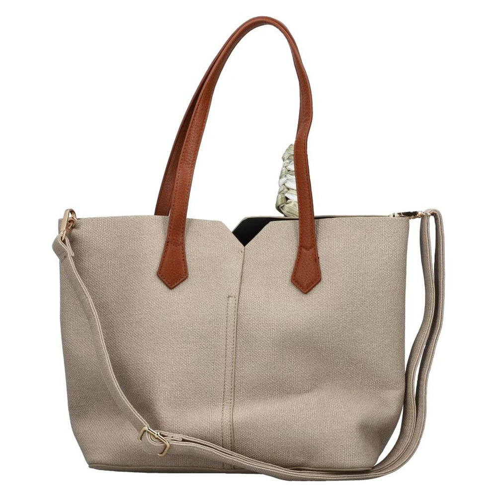 Rieker H1045 Women's Shoulder Bag - Beige